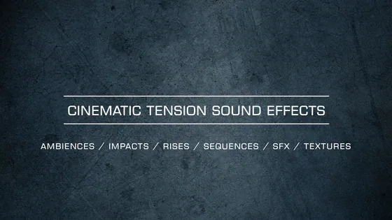 Cinematic Tension Sound Effects 官方产品图