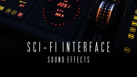 Sci-Fi Interface Sound Effects 官方产品图
