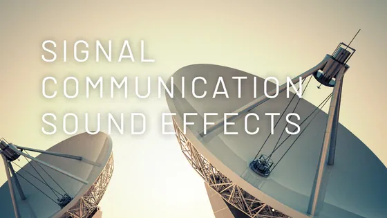 Signal - Communication Sound Effects 官方产品图