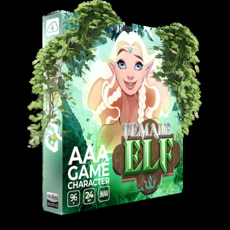 AAA Game Character Female Elf 官方产品图