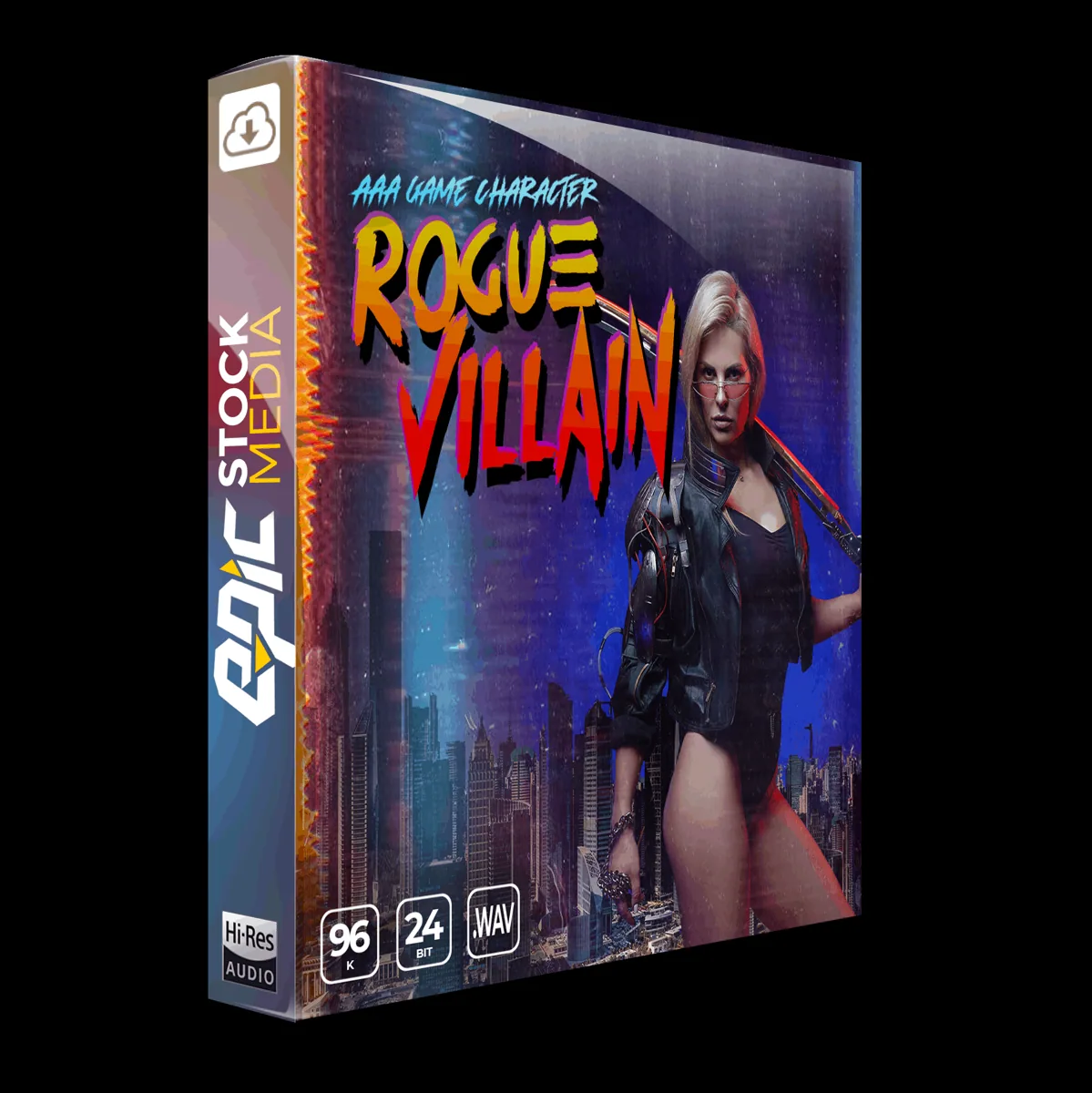 AAA Game Character Female Rogue Villain 官方产品图
