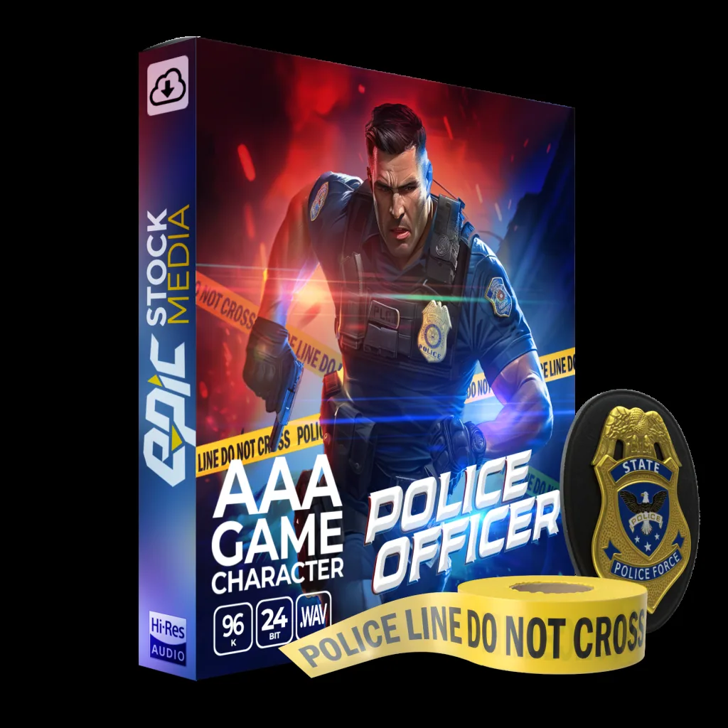 AAA Game Character Police Officer 官方产品图