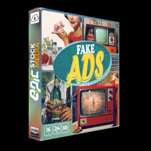 Fake Advertisements and Radio Sound Effects Audio Construction Kit 官方产品图