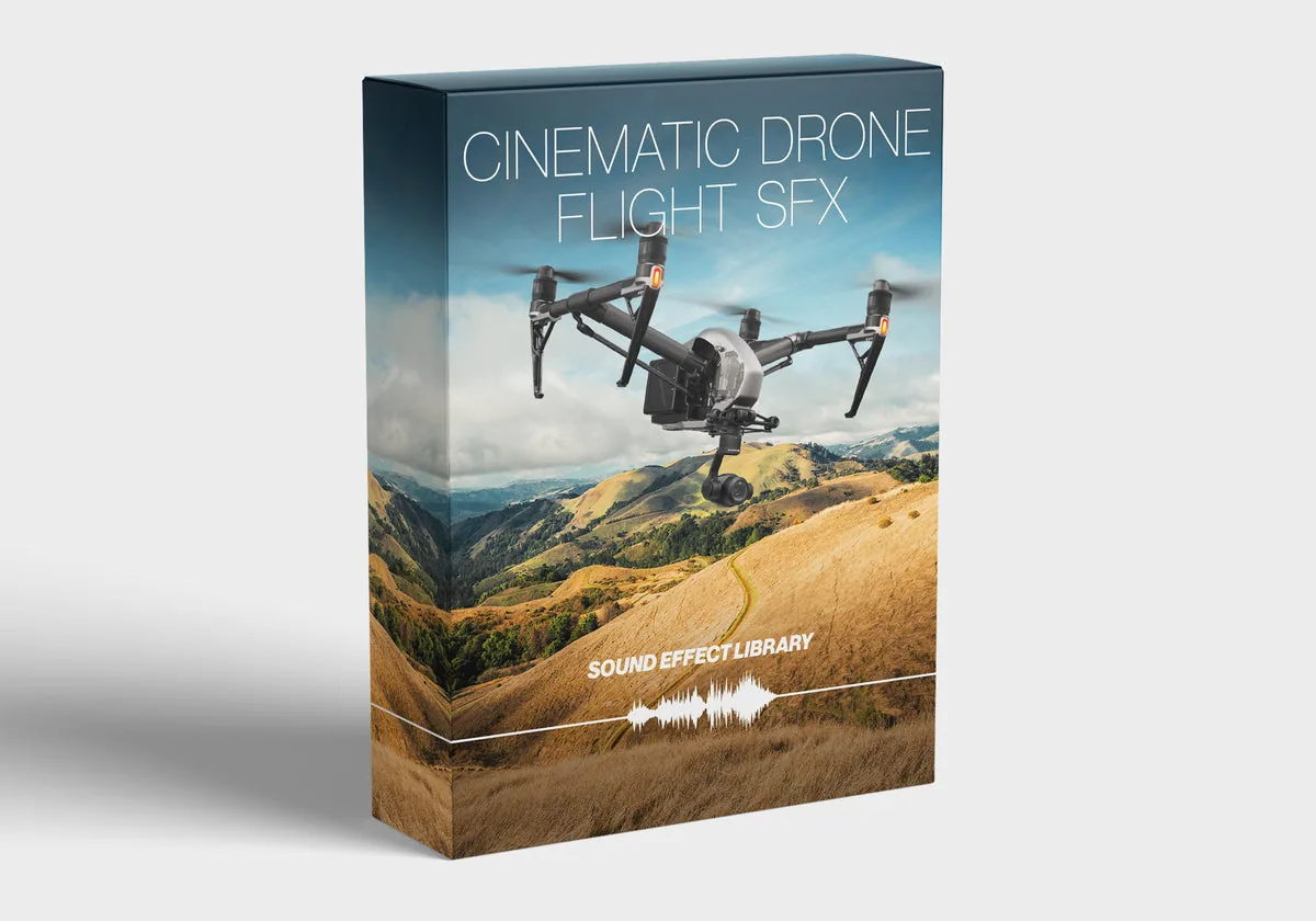 Cinematic Drone Flight SFX Library 官方产品图