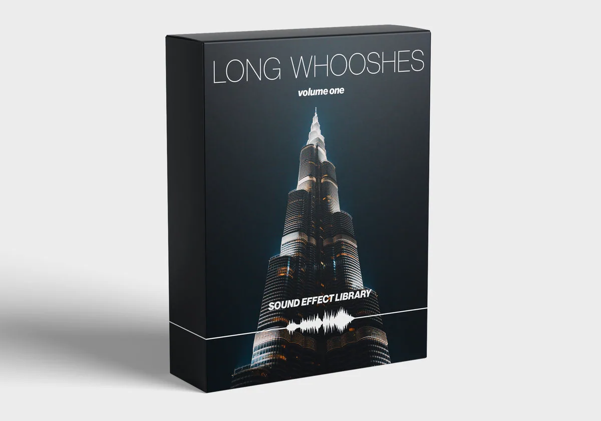 Long Whooshes SFX Library 官方产品图