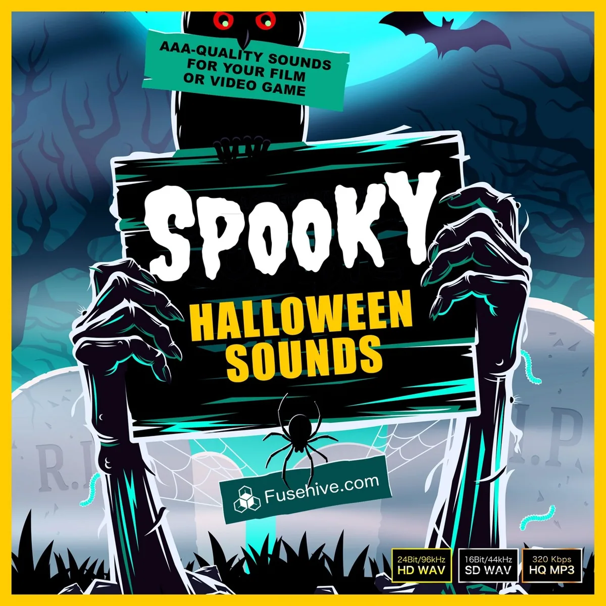 Spooky Halloween Sound Effects Library 官方产品图