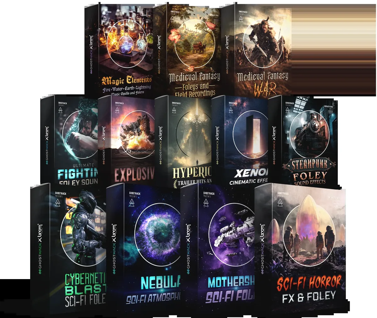 Ghosthack x Boom Library Sound FX & Foley Bundle 官方产品图