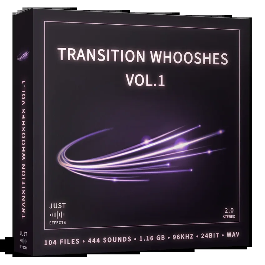 Transition Whooshes Vol.1 官方产品图