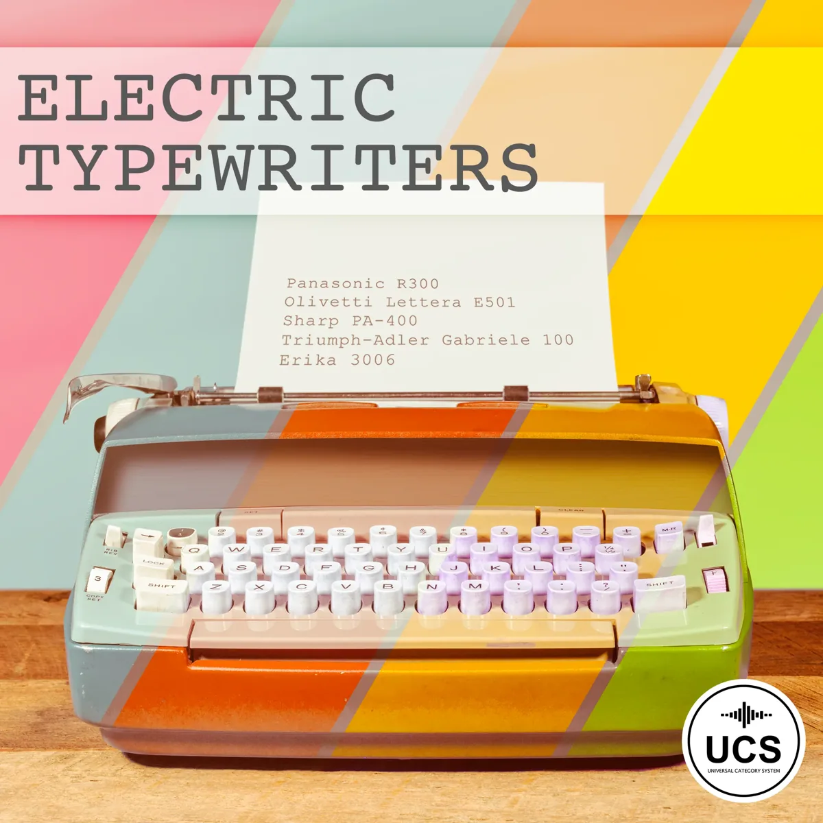 Electric Typewriters 官方产品图