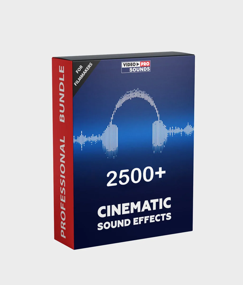 2500+ CINEMATIC SOUND EFFECTS [FOR FILMMAKERS] 官方产品图